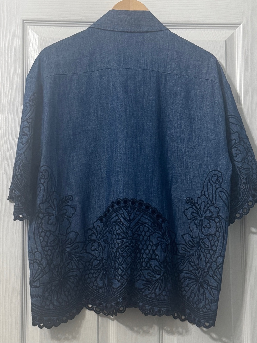Zimmermann Coco Embroidered Denim Shirt - Picture 9 of 13